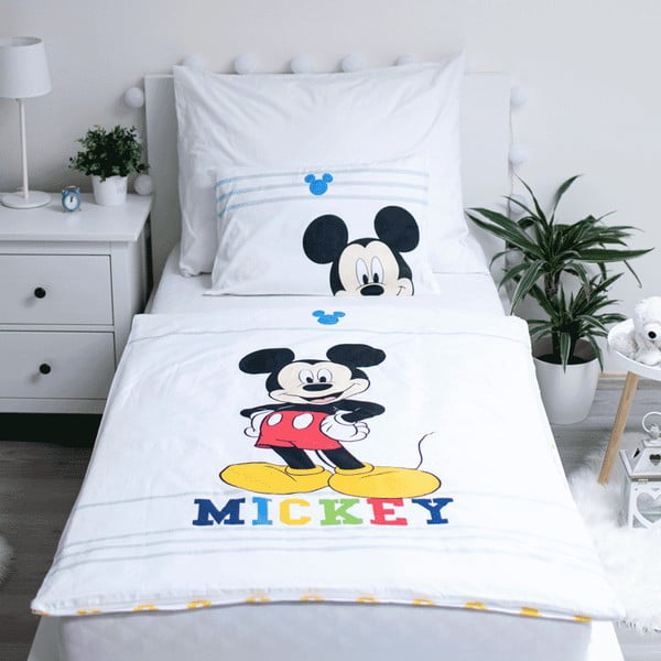 Puuvillane voodipesu 100x135 cm Mickey - Jerry Fabrics-image-1