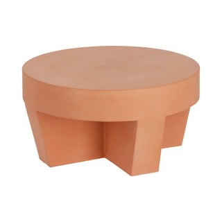 Vilena terrakota kohvilaud, ⌀ 60 cm - Kave Home