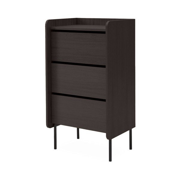 Must tammedekooriga kõrge kummut 60x108,5 cm Wrap – Bonami Selection-image-2