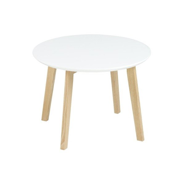 Bílý konferenční stolek Actona Molina, ⌀ 50 cm-image-2