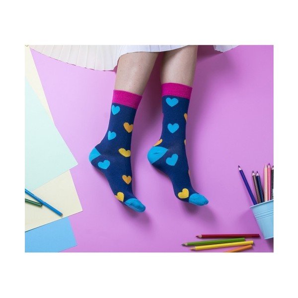Barevné ponožky Funky Steps Love, velikost 35 – 39-image-1