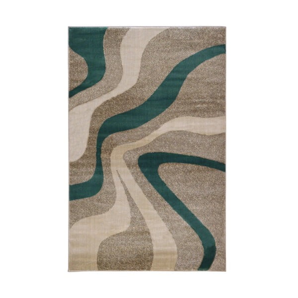 Šedý koberec Webtappeti Swirl Aqua, 180 x 270 cm