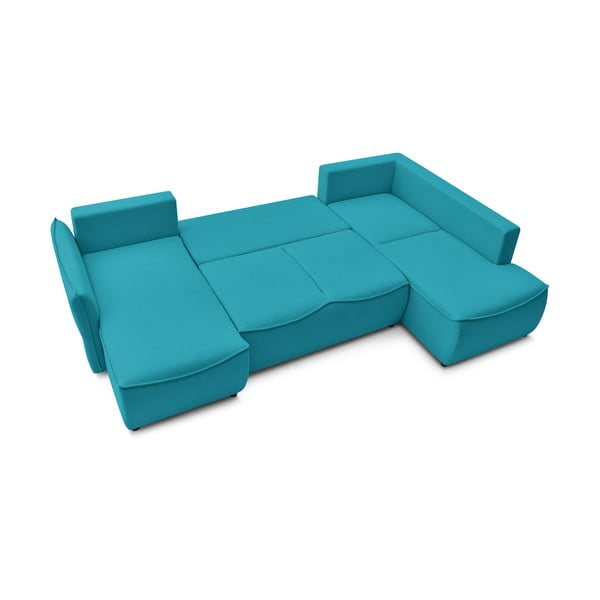 Türkiissinine nurgadiivanvoodi (vasak nurk) Leon – Bobochic Paris-image-3