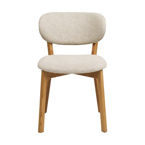 Beež/naturaalses toonis polsterdatud söögitool Dunkirk – House Nordic-image-2