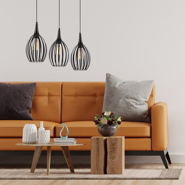 Must rippvalgusti ø 17,5 cm Vincent - LAMKUR-image-1