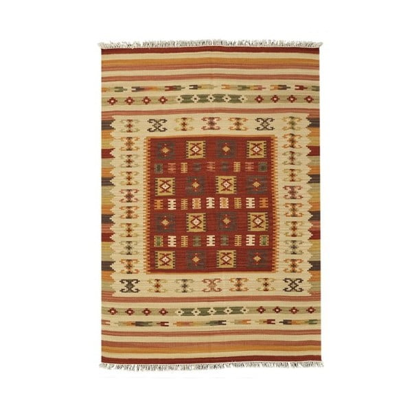 Ručně tkaný koberec Kilim Julep, 95x155cm