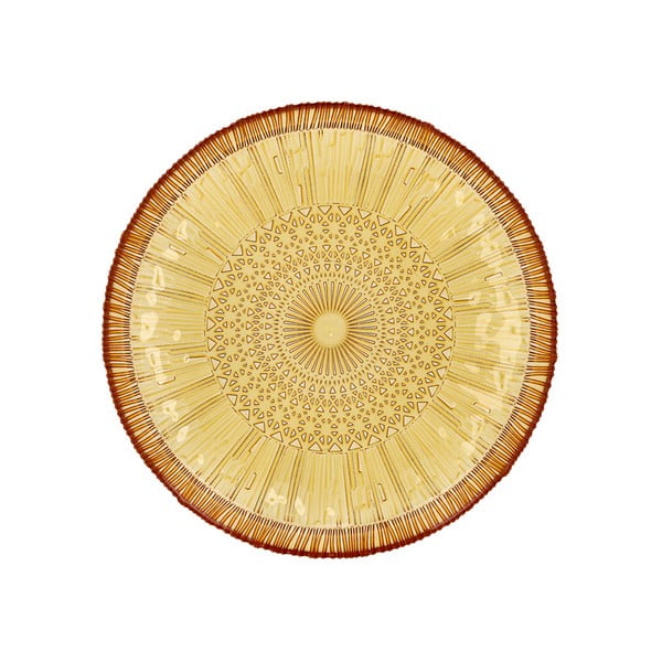 Oranž klaasist serveerimistaldrik ø 30 cm Kusintha - Bitz-image-4