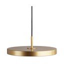 Kuldne LED rippvalgusti metallist lambivarjuga ø 31 cm Asteria Mini - UMAGE