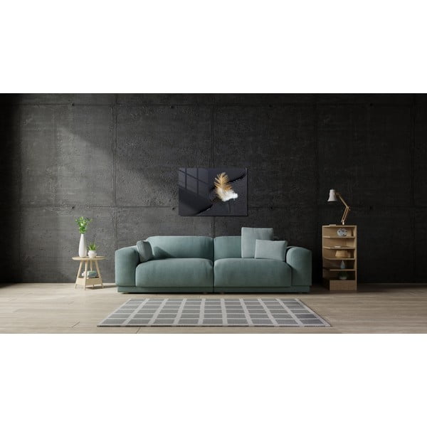 Klaasist maal 100x70 cm Feather - Wallity-image-2