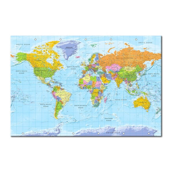 Bimago maailmakaart seinale , 90 x 60 cm Orbis Terrarum - Artgeist