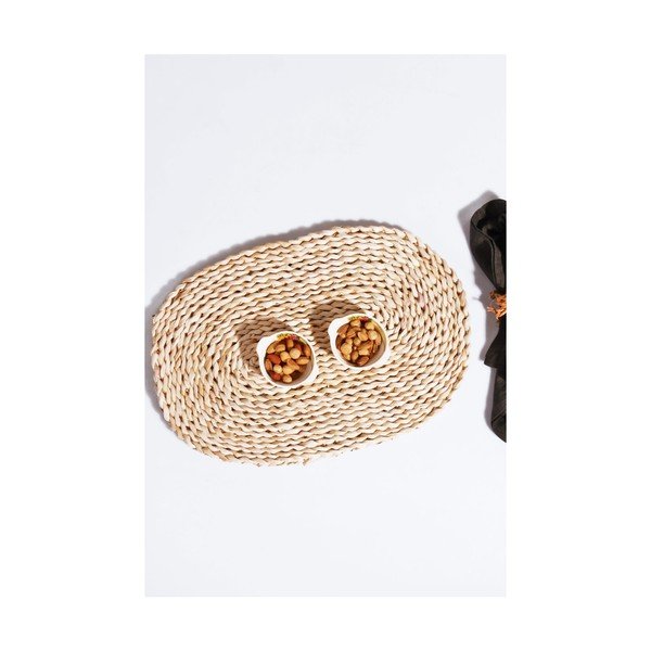 Oválné bambusové prostírání, 30 x 44 cm