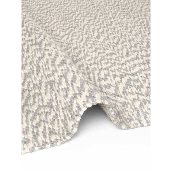 Helehall/kreemikas käsitsi kootud villane vaip 160x230 cm Lyon Beans - Elle Decoration-image-4