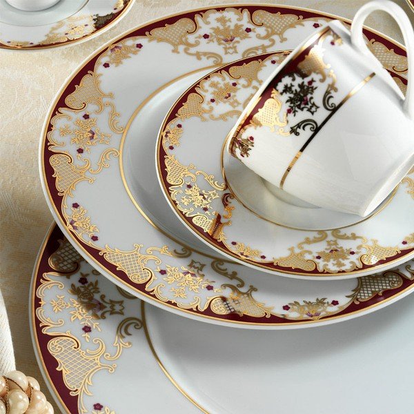 59dílná sada porcelánového nádobí Kutahya Lucembourg-image-2