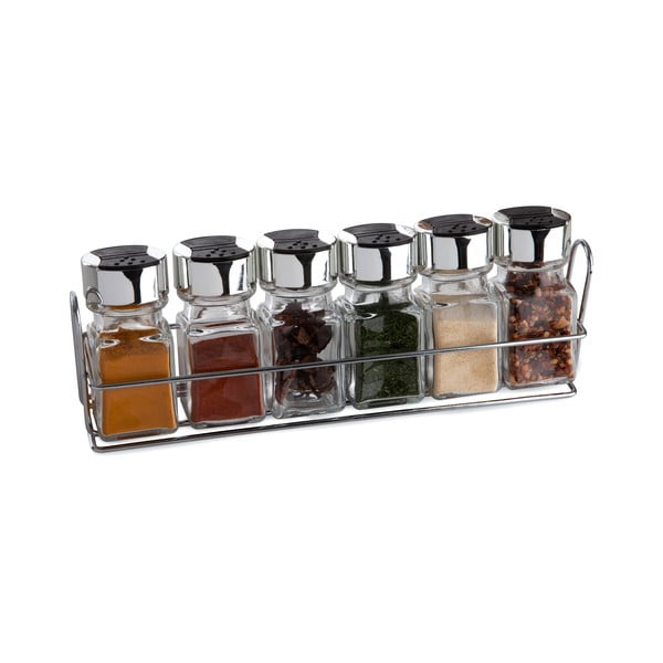 6 vürtsika vürtsi komplekt koos alusega - Sabichi-image-1