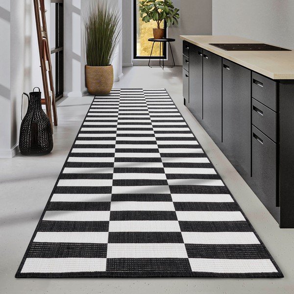 Mustvalge jooksja 80x300 cm Viela - Hanse Home-image-2