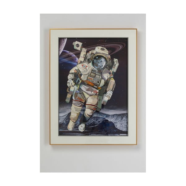 Obraz v rámu Kare Design Astronaut, 100 x 75 cm