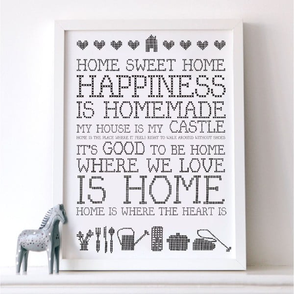 Plakát Karin Åkesson Design Home Sweet Home, 30x40 cm