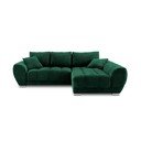 Heleroheline sametiga kaetud diivanvoodi , paremas nurgas Nuage - Windsor & Co Sofas