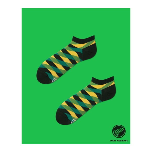 Ponožky Many Mornings Illusions Green Low, vel. 39/42