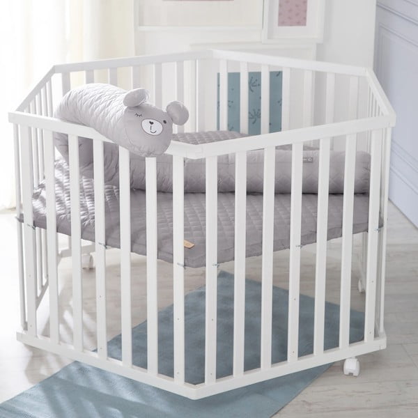 Valge mänguaed 112x97 cm Roba style - Roba-image-1