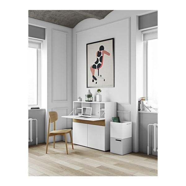 Valge hoiukast raamaturiiuli jaoks Berlin - TemaHome-image-1