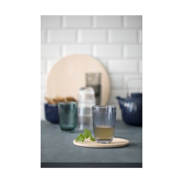 Sada 2 modrých skleněných sklenic Kähler Design Hammershoi, 330 ml-image-2