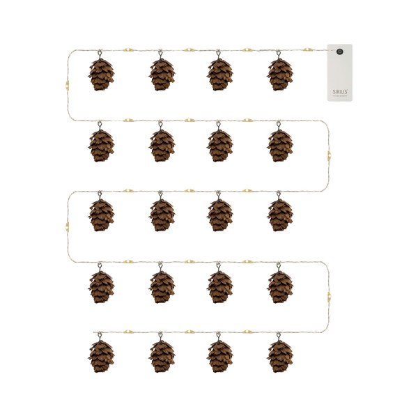 Valguskett pirnide arv 20 tk pikkus 200 cm Molly - Sirius