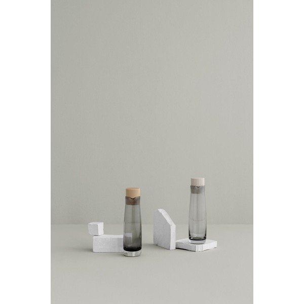 2 kreemja silikoonkattega äädika- ja õlipudelite komplekt - Blomus-image-2