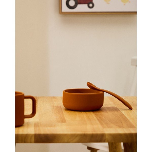 Helesinised/oranžid plastikust/silikoonist beebilusikad 2 tk komplektis Lili - Kave Home-image-2