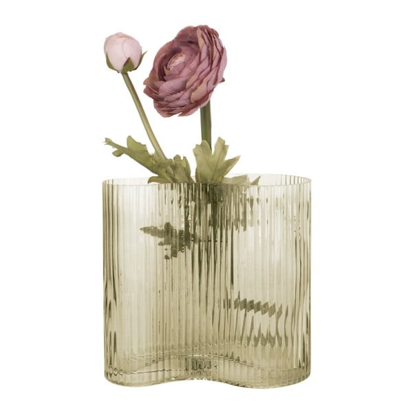 Roheline klaasvaas Wave, kõrgus 18 cm Allure Wave - PT LIVING-image-4