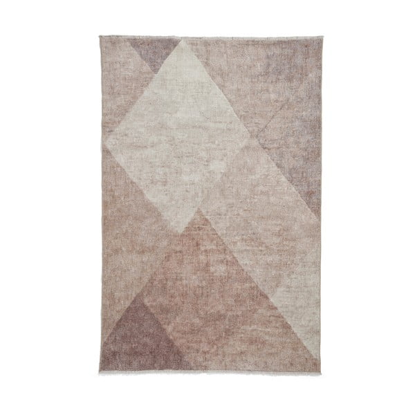 Helepruun pestav 60x170 cm puuvillasegu jooksja Whisper - Think Rugs