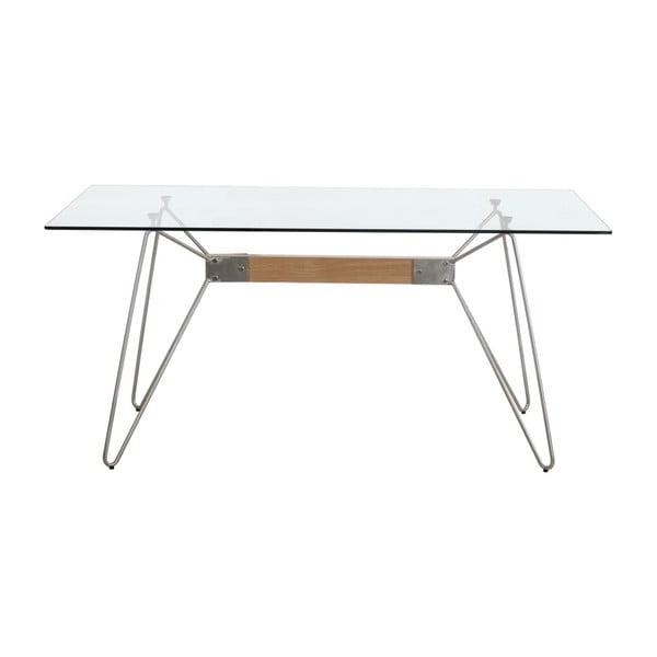 Jídelní stůl s černýma nohama Marckeric Nicole, 160 x 90 cm-image-1