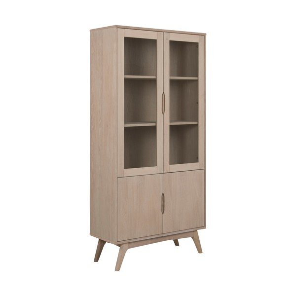 Vitriin tammepuust 94x192 cm Marte - Actona-image-1