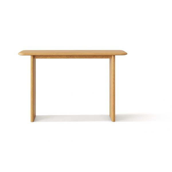 Konsoollaud naturaalses värvitoonis tammepuidust 40x120 cm Charlotte - Micadoni-image-1
