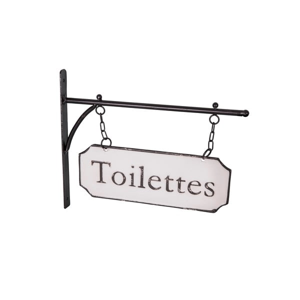 Metallist märk 33x26,5 cm Toilettes - Antic Line