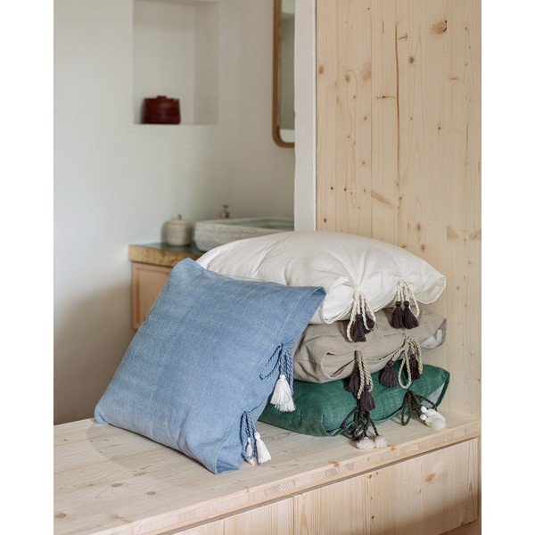 Valge fluff-padjapüür, 45 x 45 cm - Kave Home-image-4