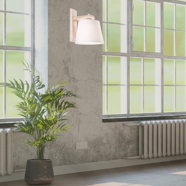 Helepruun seinalamp ø 20 cm Aida - LAMKUR-image-1