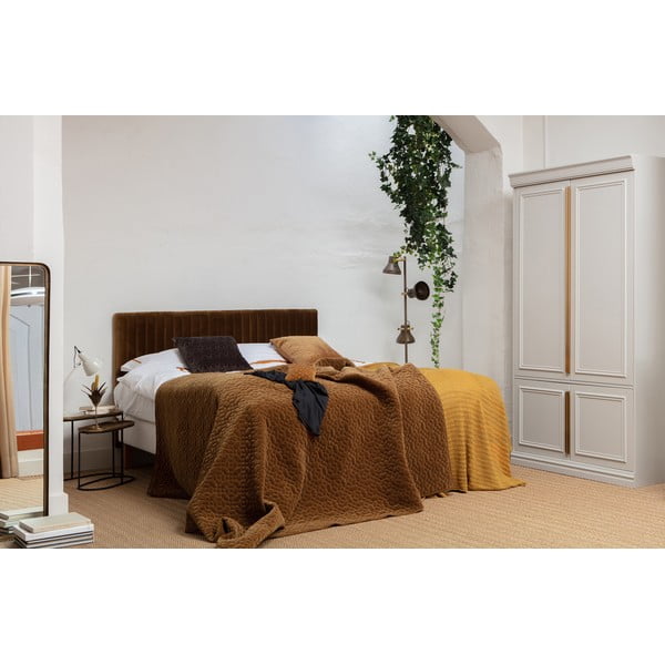 Helehall männipuidust hingedega ustega riidekapp 110x215 cm Organize - WOOOD-image-4