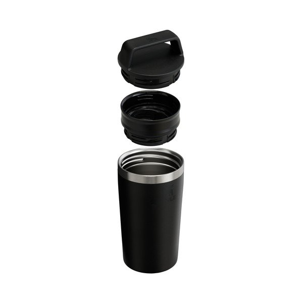Must roostevabast terasest termokruus 350 ml Café-To-Go Travel Mug Black 2.0 - Stanley-image-1