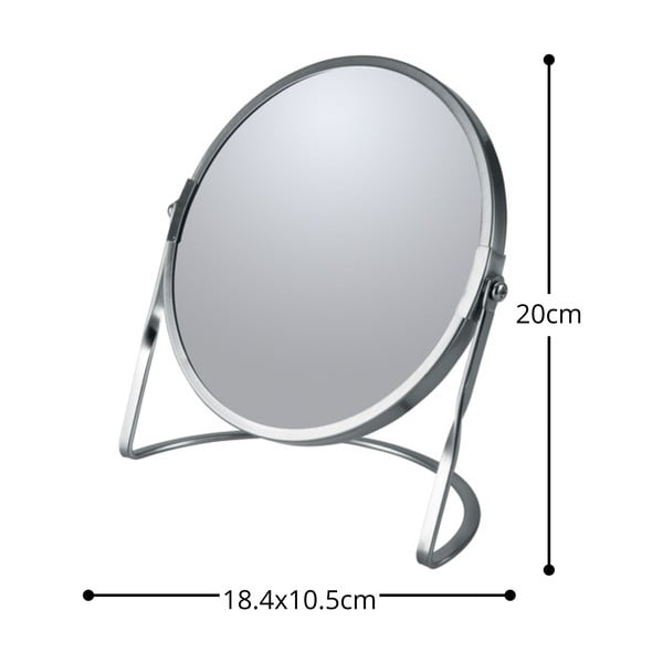 Suurendusega kosmeetikapeegel (5x suurendus) ø 18 cm Akira - Spirella-image-4