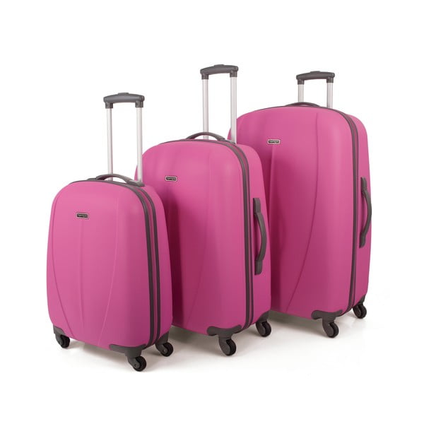 Set 3 cestovních kufrů Tempo Rosa