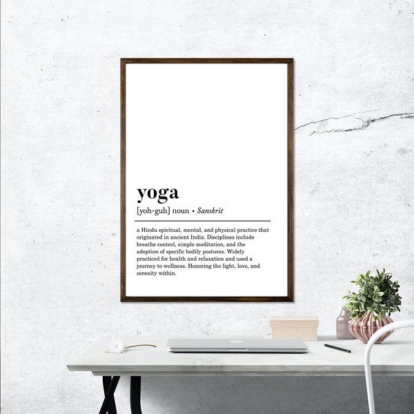 Plakat 50x70 cm Yoga - Wallity-image-3