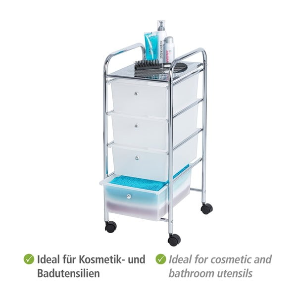 Mobiilne vannitoa riiul 4 sahtliga Messina Messian - Wenko-image-2