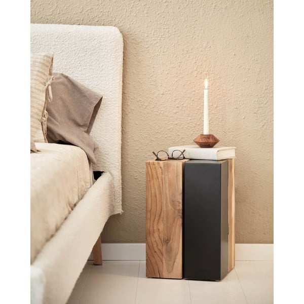 Teak puidust kohvilaud Ognak - Kave Home-image-1