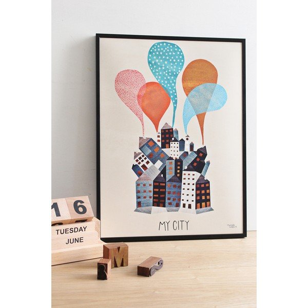 Plakát Michelle Carlslund My City, 50 x 70 cm-image-1