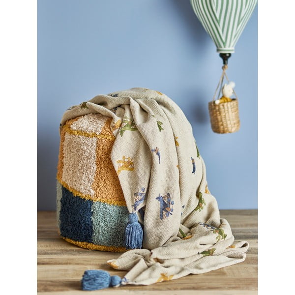 Kreemikas beebitekk 130x160 cm Plane - Bloomingville Mini-image-3