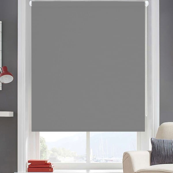 Světle šedý závěs Ruby, 200 x 60 cm