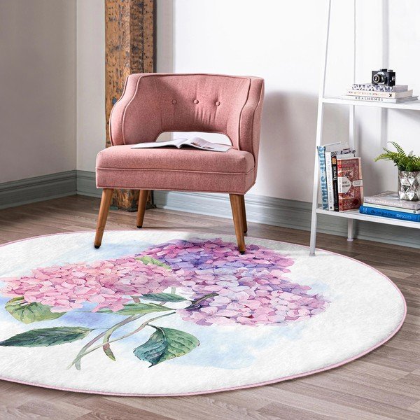 Pestav ümmargune vaip, sobitub robottolmuimejaga ø 100 cm Comfort - Mila Home-image-3