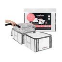 Vaakumtugevdatud kangast hoiukastid riietele 2tk komplektis 42x25x25 cm Life – Compactor