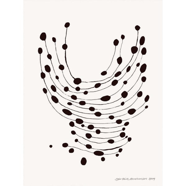 Plakat 30×40 cm Dancing Dots – The Poster Club